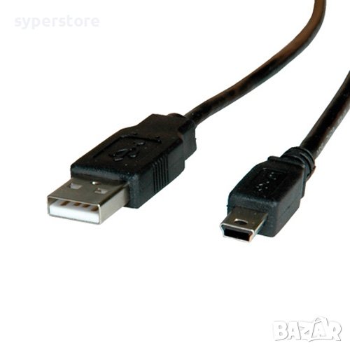 Кабел USB2.0 A-Mini 5pin, 3m SS301134, снимка 1