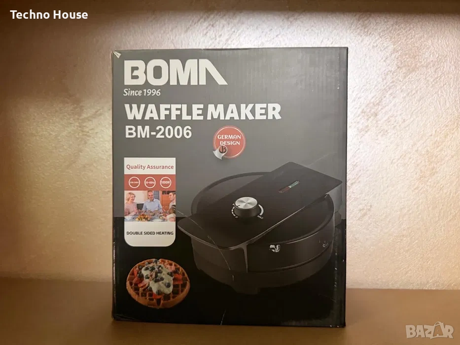 Единичен гофретник Boma BM-2006, снимка 1