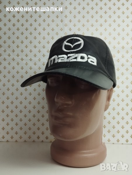 Мъжка кожена шапка Мазда - 45, снимка 1