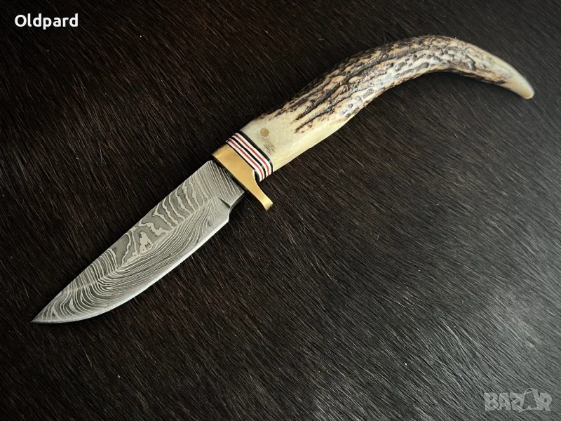 Компактен ловен нож Rite Edge. Damascus DM1026. , снимка 1