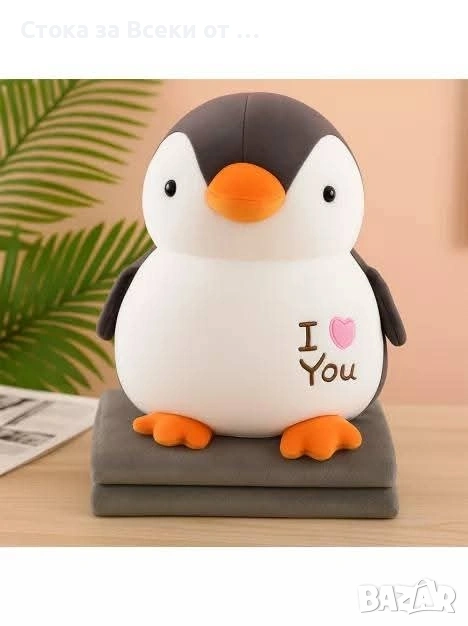 Плюшена играчка 40см с одеяло (160x105) Жена:24евро, снимка 1