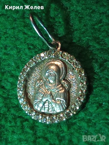 СТАРА СРЕБЪРНА НАГРЪДНА ИКОНКА МАЙСТОРСКА ИЗРАБОТКА 40031, снимка 1
