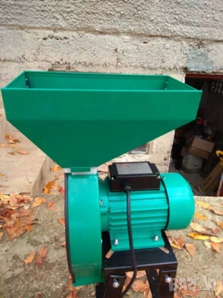 Немска Ярмомелка + Стойка 3.8кВ KW 2900 оборота в минута Фуражомелка Мелачка За Фураж  , снимка 1