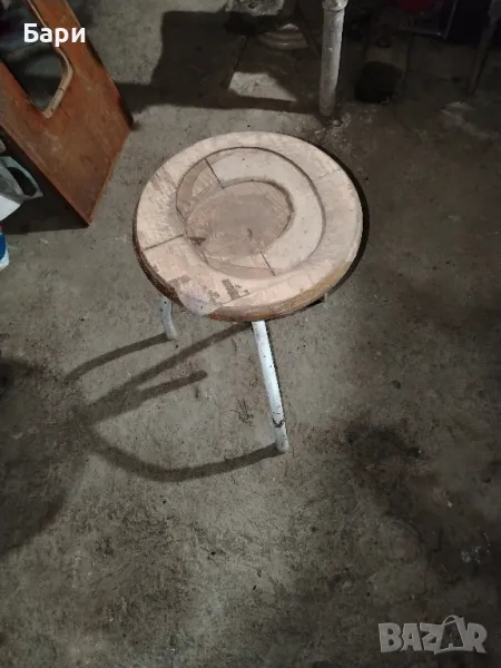 Стар медицински въртящ стол 2, снимка 1