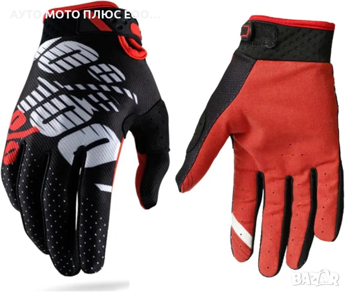 Нови мото Ръкавици Ridefit 100% с размери M/ L/ XL, снимка 1