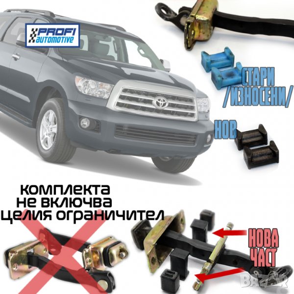 РЕМОНТНИ КОМПЛЕКТИ - ОГРАНИЧИТЕЛ ВРАТА TOYOTA AURIS / COROLLA / TUNDRA / SEQUOIA, снимка 1