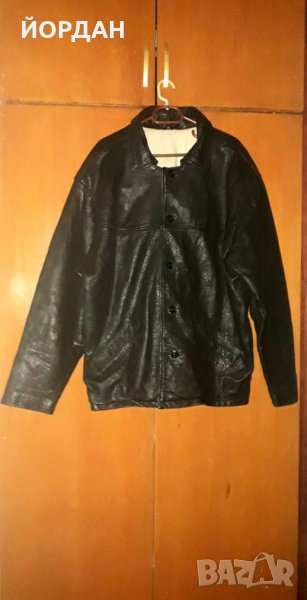 мъжко кожено зимно яке, снимка 1