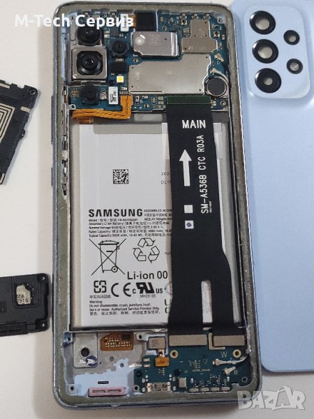 Samsung A53 5G A536B части основна платка блок захранване камера батерия заден капак звънец слушалка, снимка 1
