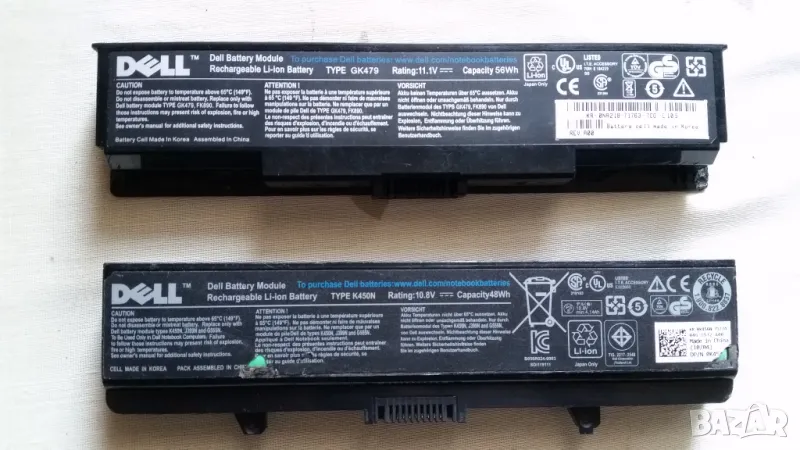 Две батерии за лаптоп DELL GK479 K450N, снимка 1
