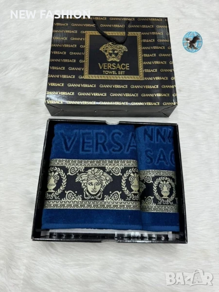 Памучни Хавлии -2бр в Кутия ✨ VERSACE , снимка 1