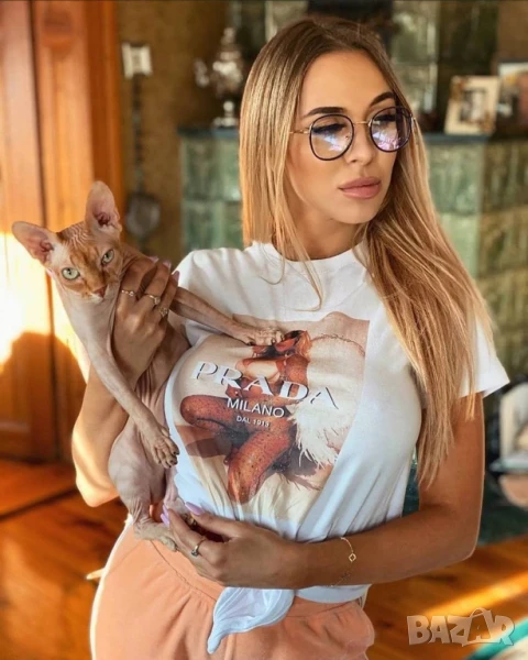 дамски тениски guess calvin klein prada Adidas balenciaga , снимка 1