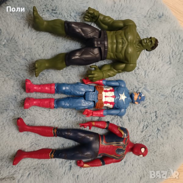 Спайдърмен, Хълк и Капитан Америка, снимка 1