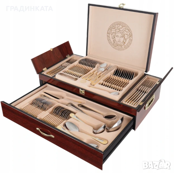 Комплект прибори за хранене Versace Limited Edition - 72 части, снимка 1