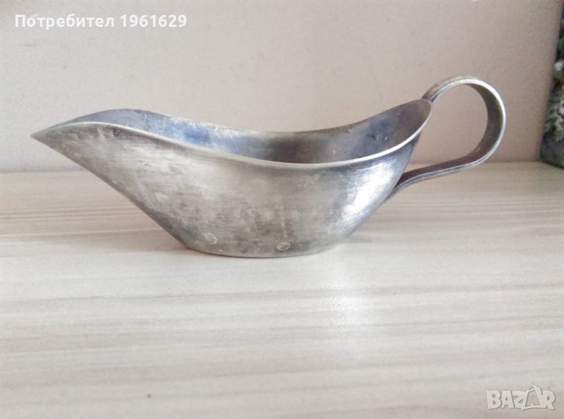 Стара метална сосиера , снимка 1