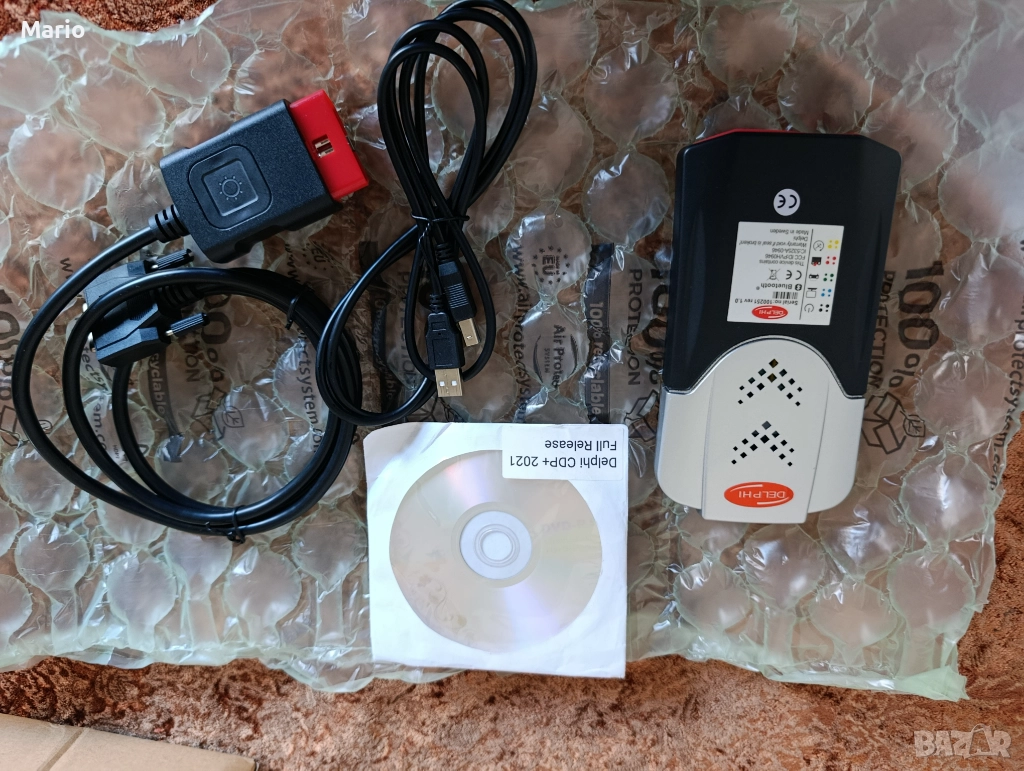 Универсална автодиагностика Delphi CDP +2021 FULL RELEASE с блутуут, снимка 1