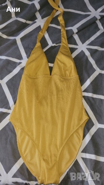 Цял бански горчица , снимка 1