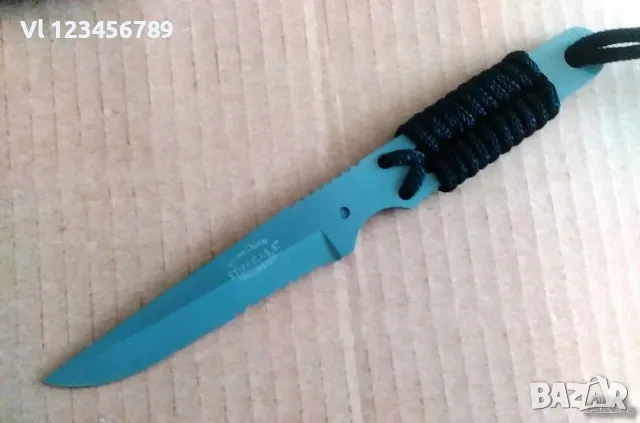 Нож crkt - синтерован, за носене на врат 70х190, снимка 1