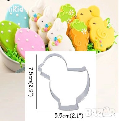 Голямо пиле метална форма резец украса бисквитки фондан, снимка 1