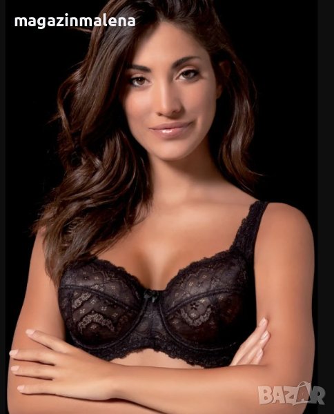 Love and bra 90C,95C италиански черни,бежови дантелени неподплатени сутиени меки чашки , снимка 1