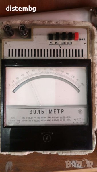 Волтметър 3515   произведен в СССР    1975 г., снимка 1