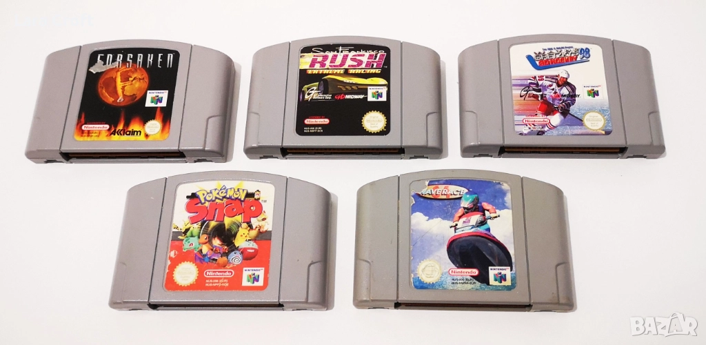 N64 игри по 35 лв. Nintendo 64 Нинтендо Forsaken Pokemon  Wave Race, снимка 1