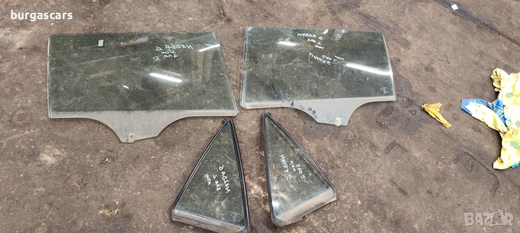 Стъкло врата задна лява дясна Mazda 6 комби GG 02-08г, снимка 1
