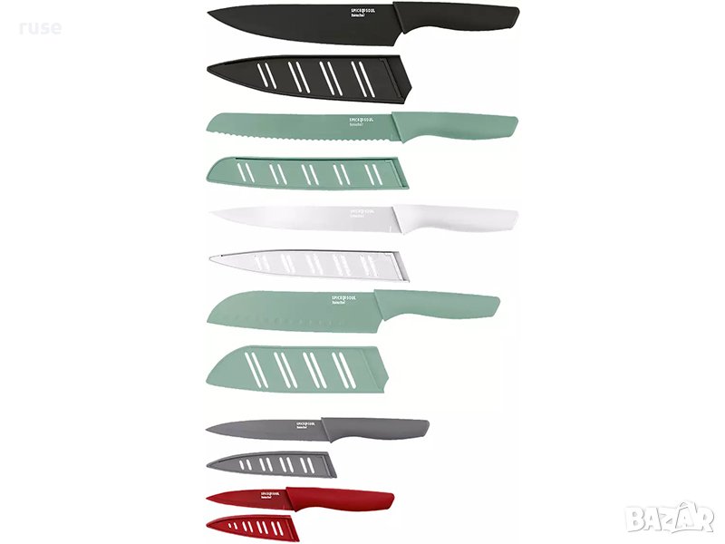 НОВИ! Комплект ножове 6 броя ILAG® покритие, снимка 1