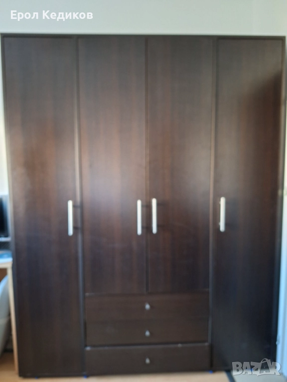 гардероб, скрин, бюро и закачалка, снимка 1