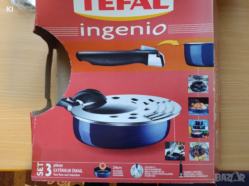 ❗️❗️❗️ НОВ комплект Tefal Ingenio от три части ❗️❗️❗️, снимка 1