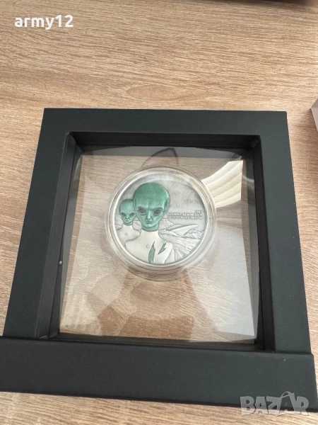 Сребърна монета 2oz., снимка 1