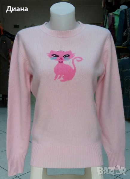 Дамски пуловер-мерино с ангора, снимка 1