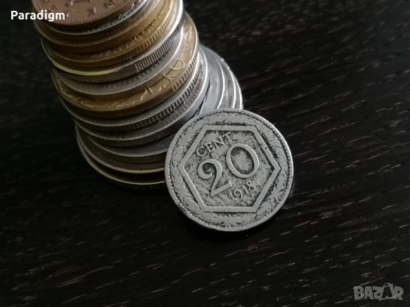 Монета - Италия - 20 цента | 1918г., снимка 1