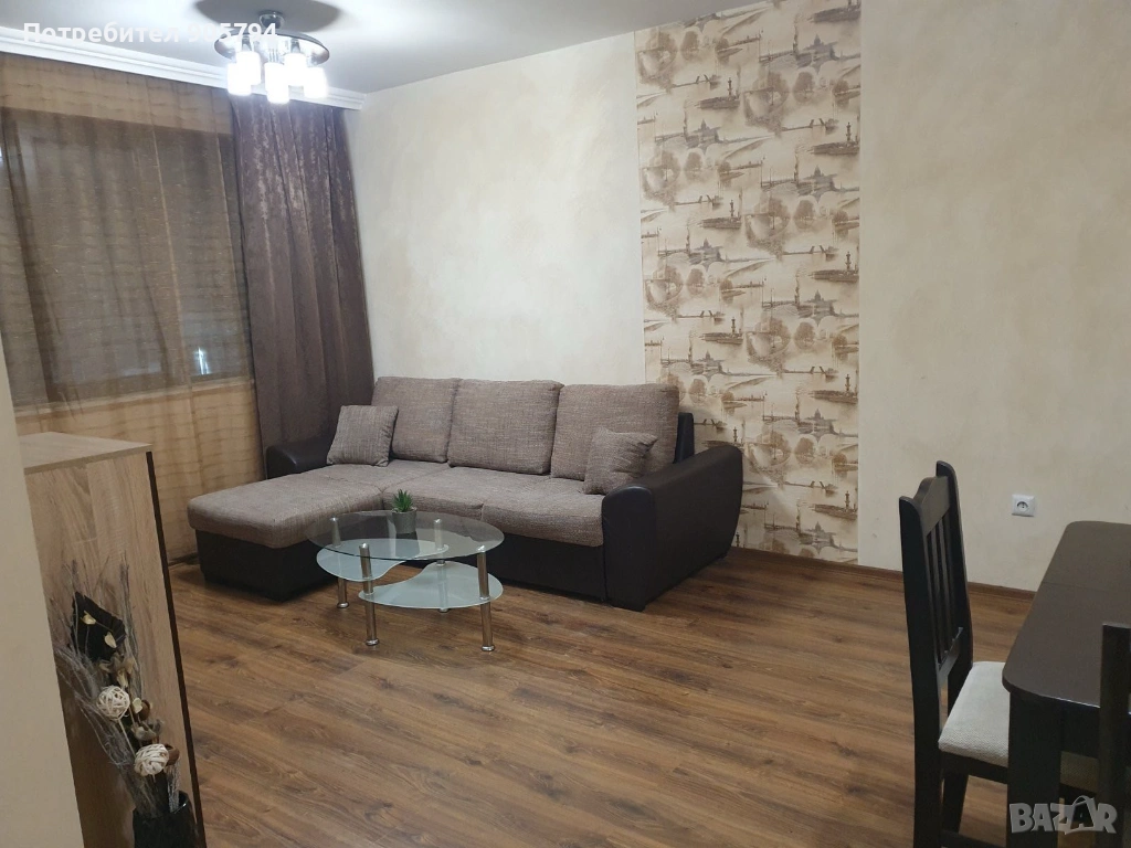 Стъклена холна масичка, снимка 1