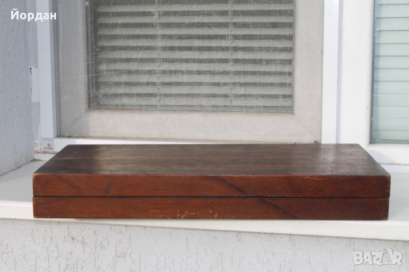 Дървена кутия табла, снимка 1