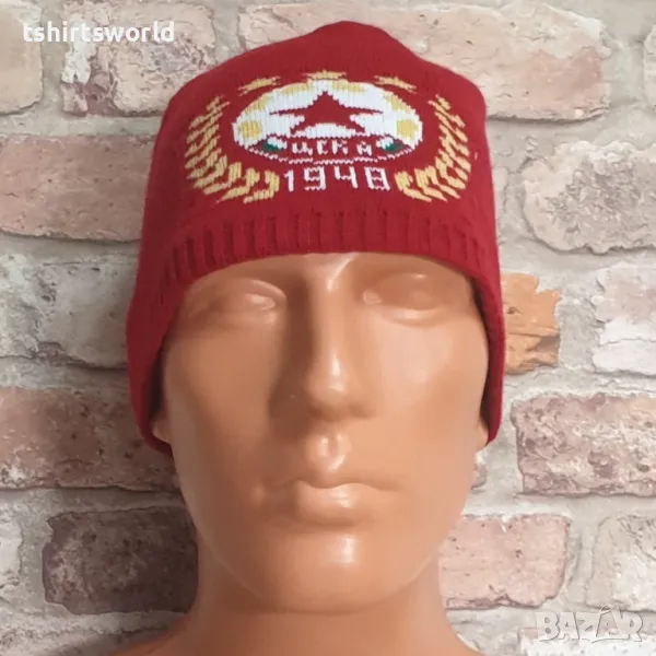 Нова зимна шапка на футболния отбор ЦСКА (CSKA), снимка 1