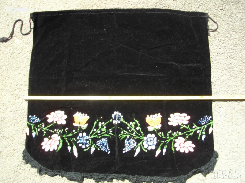 СТАРА РЪЧНО РИСУВАНА ПРЕСТИЛКА ЗА НОСИЯ , снимка 1