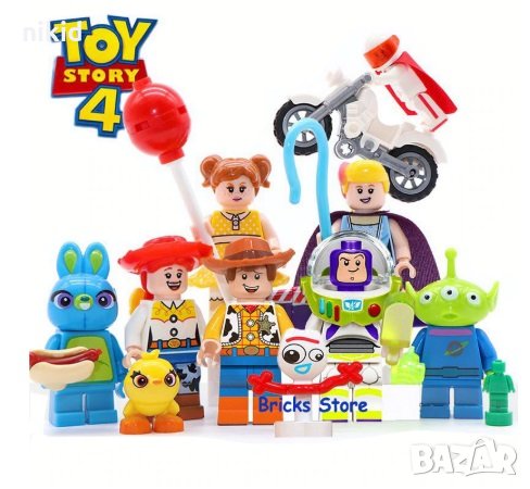 8 бр Toy Story Играта на играчките фигурки Лего конструктор разглобяеми играчки, снимка 1
