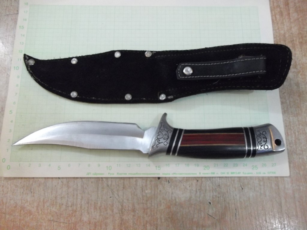 Нож "Columbia USA Saber" с кожена кания в Ножове в гр. Русе - ID26338075 —  Bazar.bg