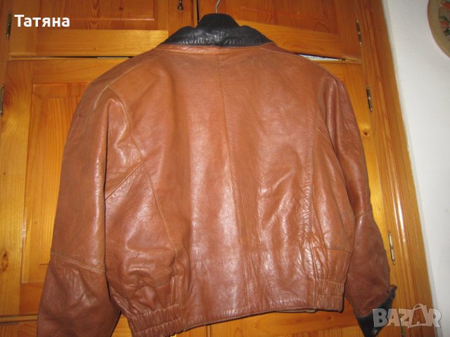  Кожено яке  Дамско  ИТАЛИЯ, снимка 5 - Якета - 28672618