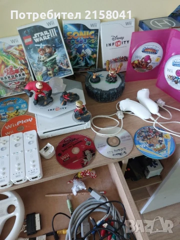 конзола Nintendo Wii пълен комплект с игри и фигури , снимка 4 - Nintendo конзоли - 51066269