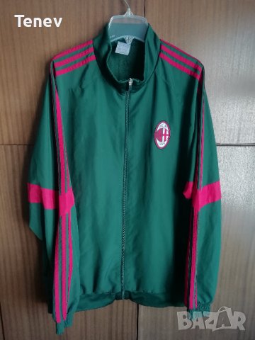 AC Milan Adidas оригинално рядко зелено горнище Милан XL
