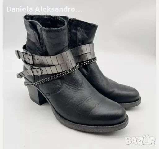 Tamaris естествена кожа , снимка 2 - Дамски боти - 48239766