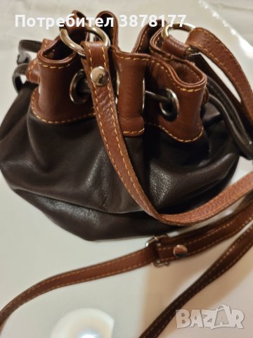 Малка кожена чанта италианска-намалена, снимка 2 - Чанти - 43793240