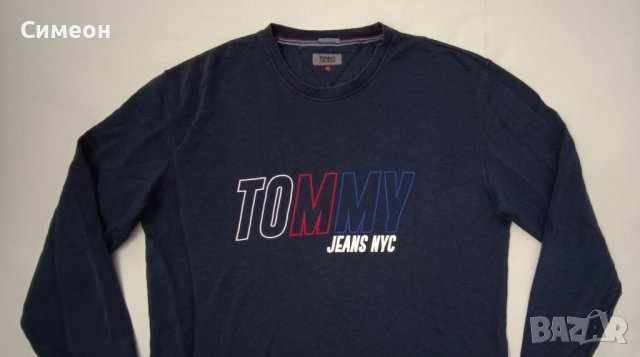 Tommy Jeans Sweatshirt оригинално горнище 2XL памучен суичър горница, снимка 2 - Суичъри - 39848743
