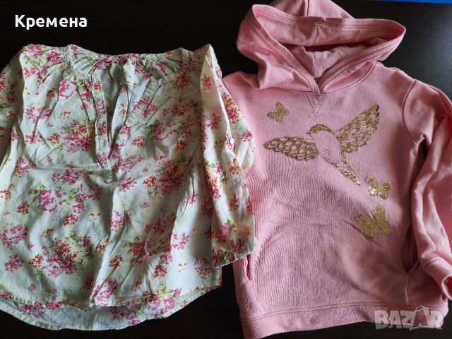 блузки за момиче H&M, 4/5г, 2 броя- 9лв общо
