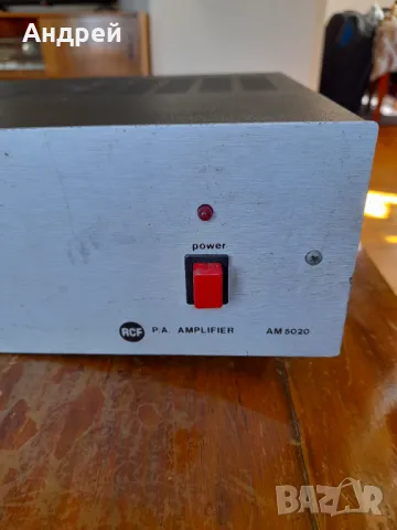 Стар усилвател RCF AM 5020, снимка 2 - Антикварни и старинни предмети - 50127719