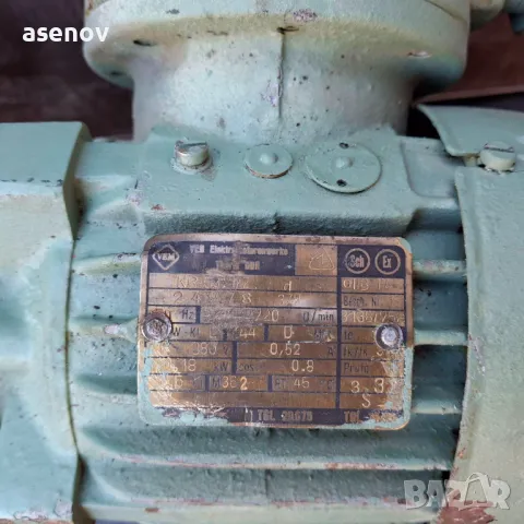 червячен редуктор, снимка 2 - Електродвигатели - 50082379