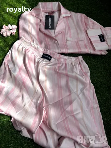 Сатенена дамска пижама 