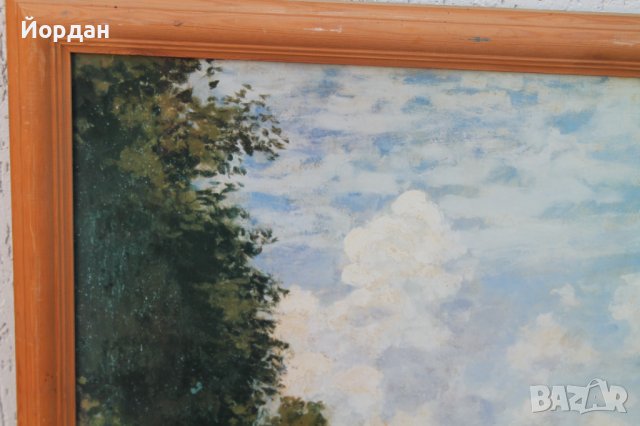 Репродукция-Клод Моне,литография, снимка 2 - Колекции - 38516282