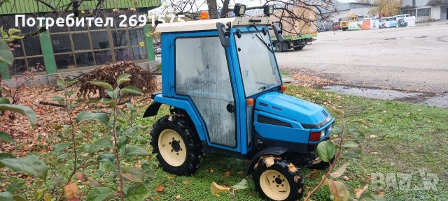 трактор iseki 3020. с кабина, снимка 4 - Селскостопанска техника - 50200768